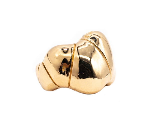 JOHN HARDY 18 KT GOLD RING BAMBOO TREE LIMITED EDITION