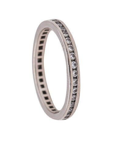 Oscar Heyman New York Classic Eternity Ring In Platinum With 41 Round Diamonds