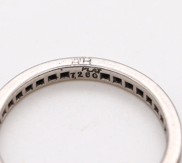 Oscar Heyman New York Classic Eternity Ring In Platinum With 41 Round Diamonds