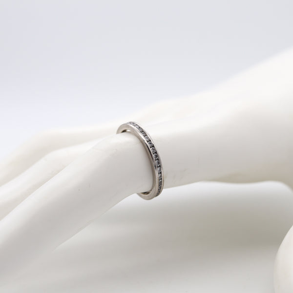 Oscar Heyman New York Classic Eternity Ring In Platinum With 41 Round Diamonds