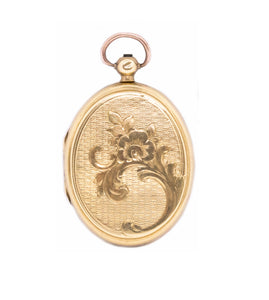 ROMANTIC LOCK PENDANT IN 14 KT GOLD