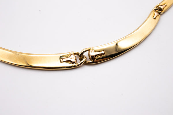 GUCCI 1970 ITALY 18 KT GOLD RARE NECKLACE CHOKER