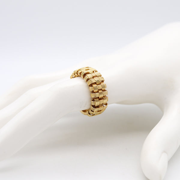 *Roberto Coin Iconic Appassionata Braided Ring in solid 18 kt Yellow Gold