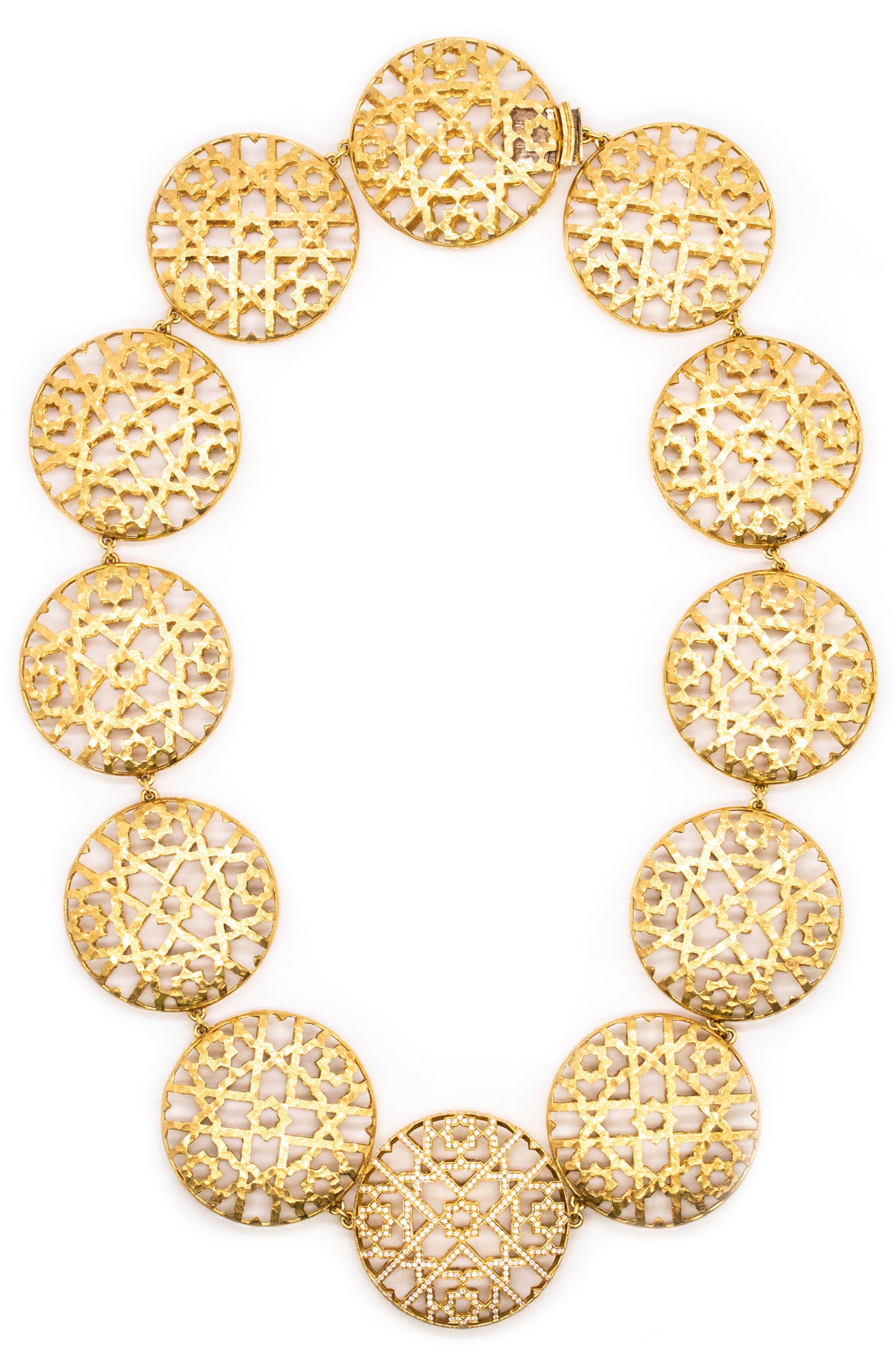 TIFFANY & CO. 1980 PALOMA PICASSO 18 KT MARRAKESH NECKLACE WITH 4.97 Ctw IN DIAMONDS