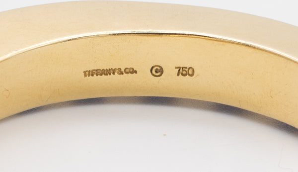 ANGELA CUMMINGS FOR TIFFANY & CO 18 KT GEOMETRIC CUFF WITH LAPIS LAZULI