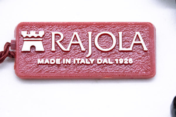 RAJOLA ITALY 18 KT  RED CORAL & BLACK ONYX BRACELET