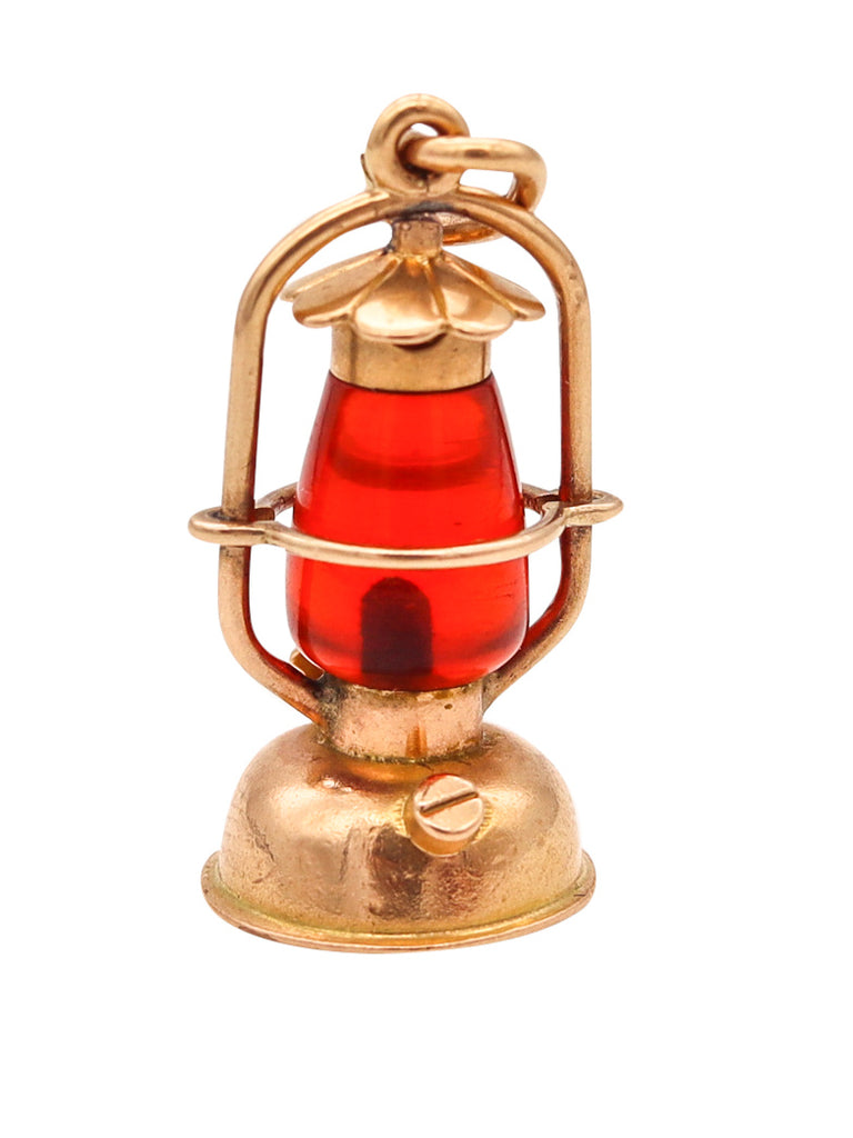 Hurricane Oil Lantern - Antique Brass - 12.5