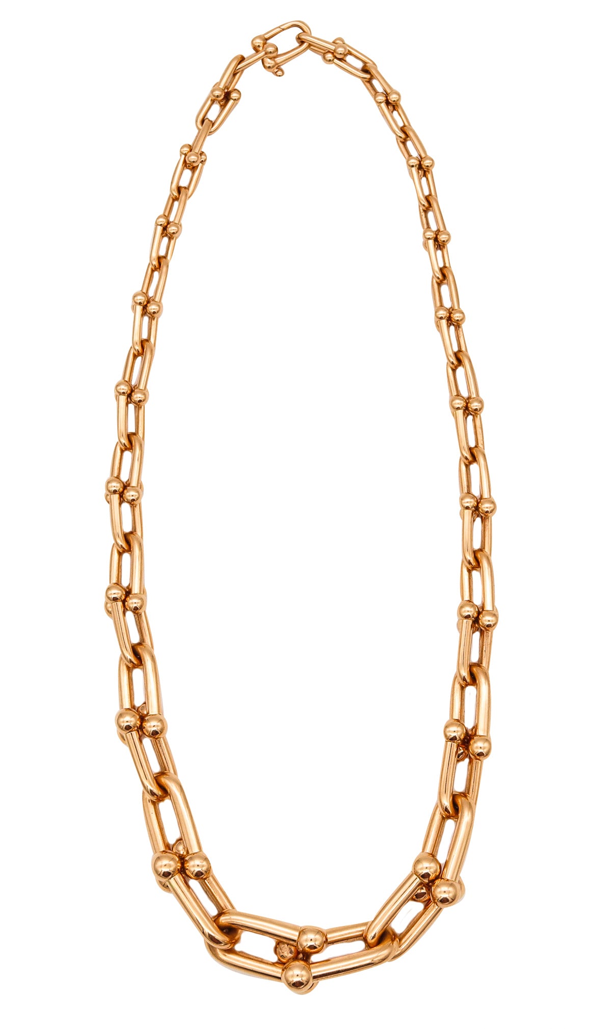 14K Gold Hidden Clasp Hardware Chain Link Necklace – W&W Jewelry
