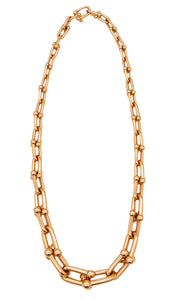 *Tiffany & Co. Modern HardWare Graduated Necklace in solid 18Kt yellow gold