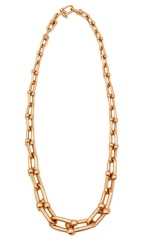 *Tiffany & Co. Modern HardWare Graduated Necklace in solid 18Kt yellow gold