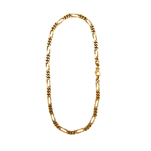 *Cartier Paris Figaro Links Necklace Chain In Solid 18Kt Yellow Gold