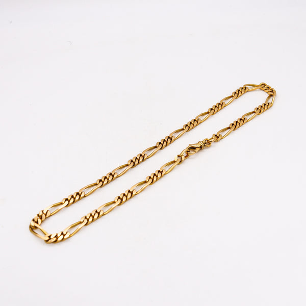 *Cartier Paris Figaro Links Necklace Chain In Solid 18Kt Yellow Gold