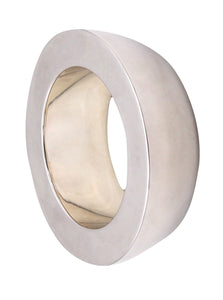 -Monica Coscioni Roma Contemporary Geometric Round Bracelet In .925 Sterling Silver