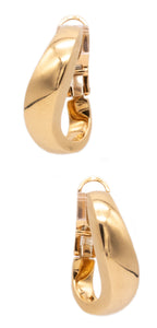 Chaumet Paris Hoop Clip-On Earrings In Solid 18Kt Yellow Gold
