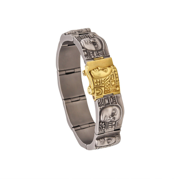 -Kieselstein-Cord 2000 New York Women Of The World Bracelet In 18Kt Gold And Steel