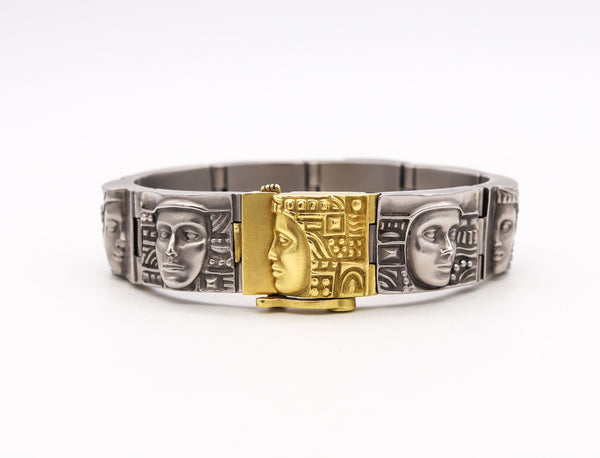 -Kieselstein-Cord 2000 New York Women Of The World Bracelet In 18Kt Gold And Steel