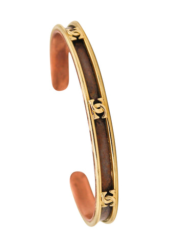 Cartier 1970 Limited Edition Sabona Cuff Bracelet In 18Kt Yellow Gold & Pure Copper