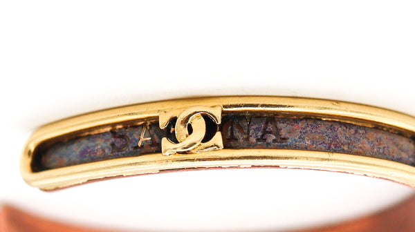 Cartier 1970 Limited Edition Sabona Cuff Bracelet In 18Kt Yellow Gold & Pure Copper