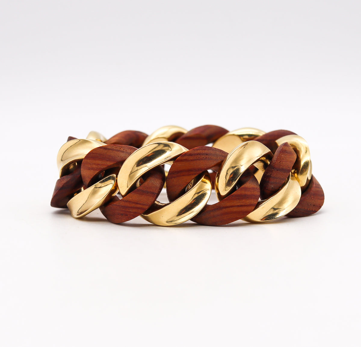-Carlo Weingrill for Vaid Roma Modernist Links Bracelet in 18Kt Yellow ...