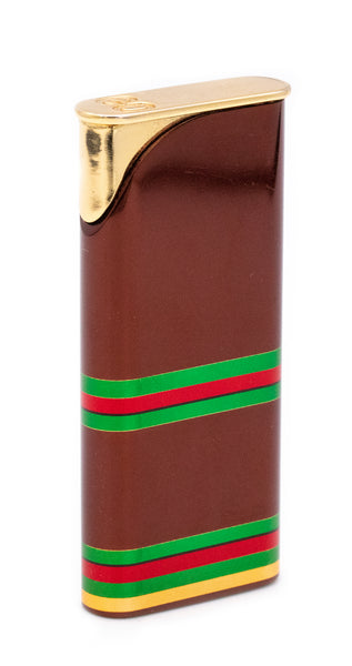 GUCCI MILAN COLORFUL VINTAGE LIGHTER FROM THE 1980'S IN BOX