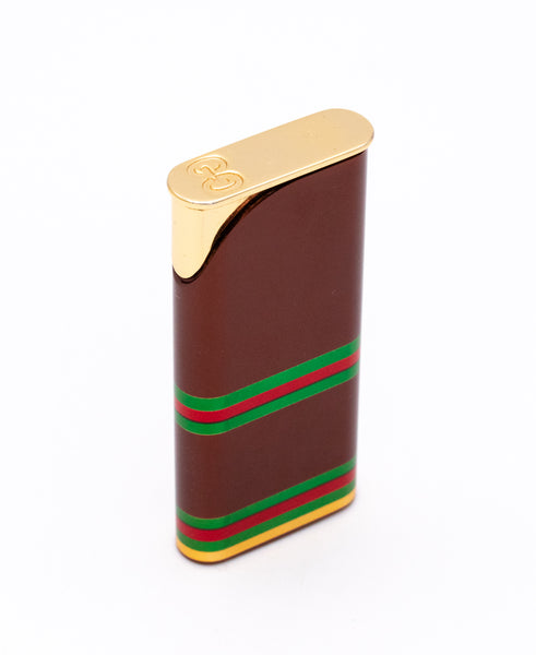 GUCCI MILAN COLORFUL VINTAGE LIGHTER FROM THE 1980'S IN BOX
