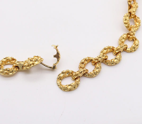 -Torino Mid Century Convertible Necklace Sautoir In 18Kt Gold With 2.15 Ctw In Diamonds