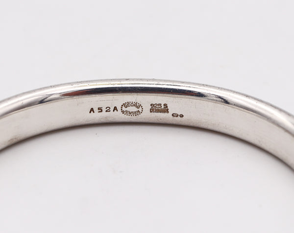Georg Jensen By Andreas Mikkelsen A52A Solid Bangle In .925 Sterling Silver