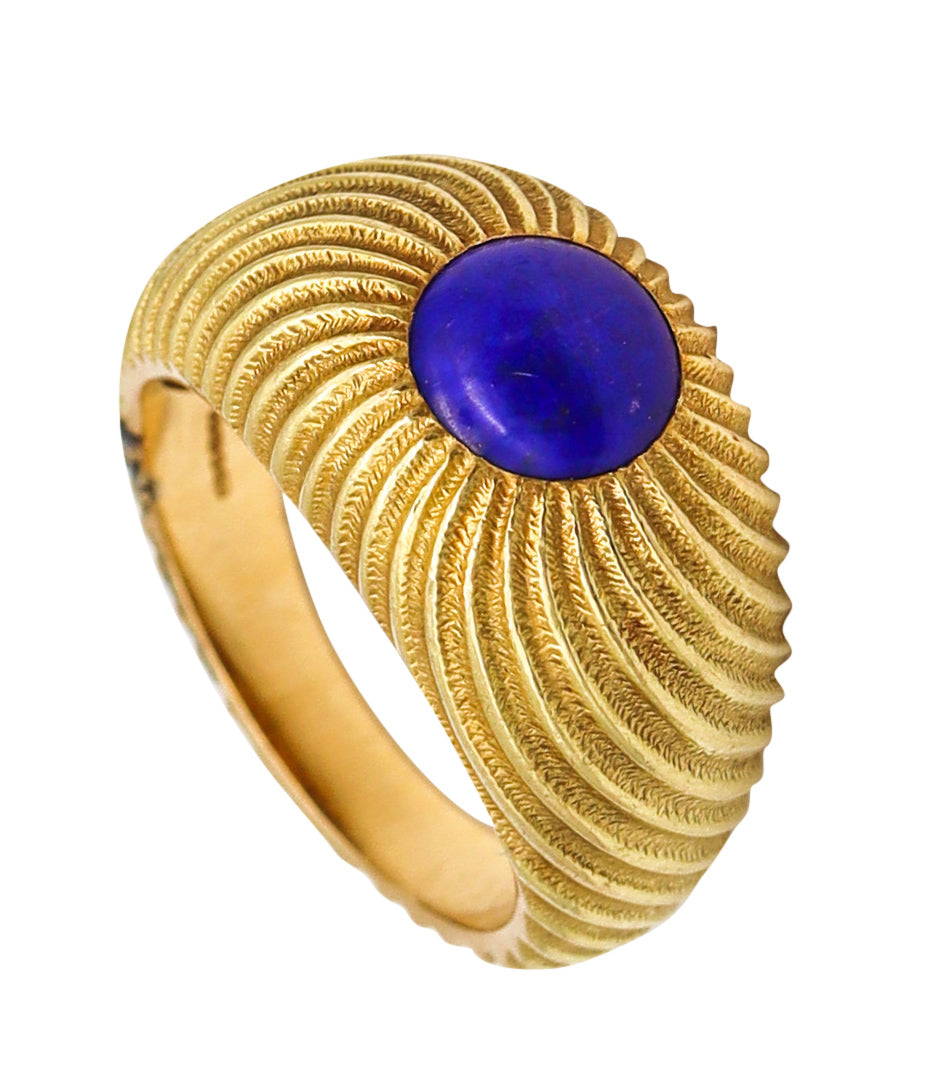 Tiffany Co 1970 Schlumberger Cocktail Ring In 18Kt Yellow Gold