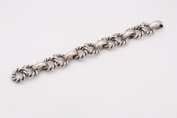 ANTONIO BELGIORNO 1960 BUENOS AIRES MASSIVE BRACELET IN SOLID .925 STERLING SILVER