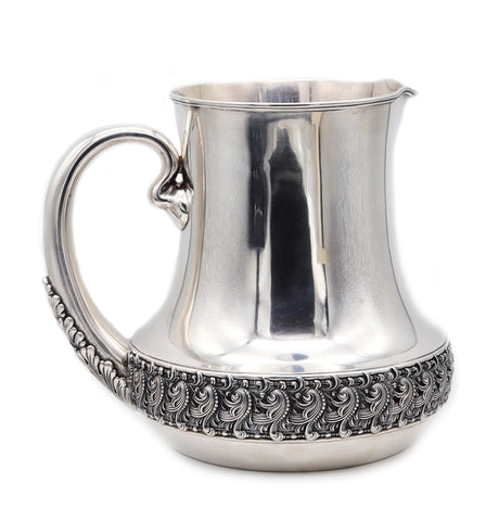 Tiffany Co 1891 Charles L Tiffany Art Nouveau Water Pitcher In 925 Sterling Silver