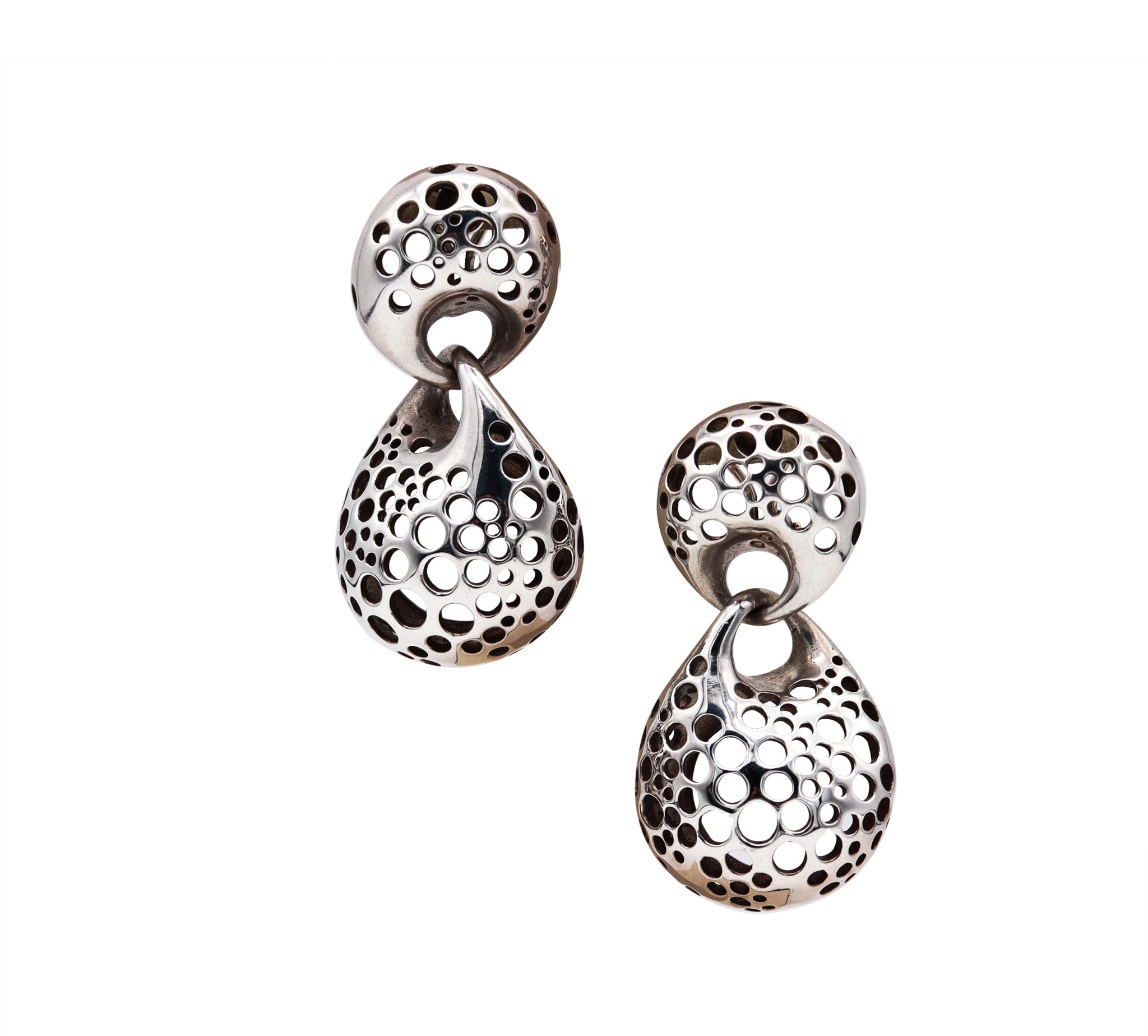 Angela Cummings Studios Perforations Free-Form Dangle