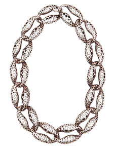 Angela Cummings 1991 Studios Perforations Free-Form Necklace In Solid .925 Sterling Silver
