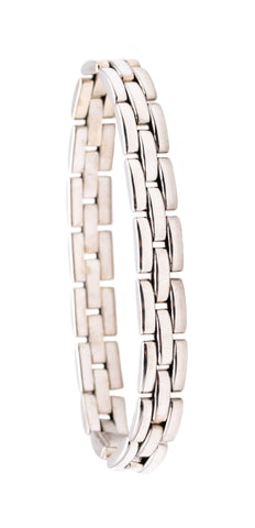 Cartier Paris Maillon Panthere Bracelet In 18Kt White Gold Box And Paper