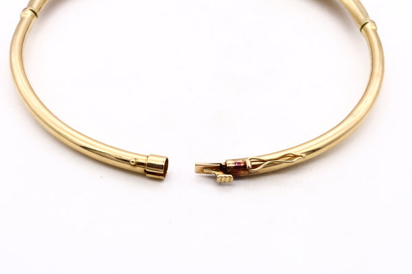 Lalaounis Greece Choker Necklace In 18Kt Yellow Gold With 16.67 Cts In Diamonds And Rubies