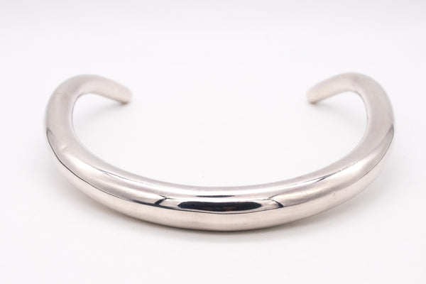 GEORG JENSEN BY ANNE AMMITZBOLL 1978 STERLING SILVER AURA GEOMETRIC COLLAR