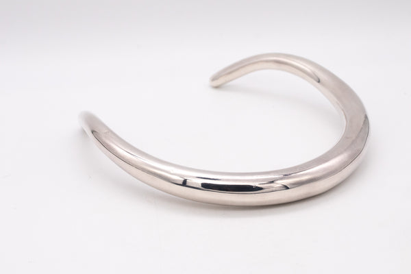 GEORG JENSEN BY ANNE AMMITZBOLL 1978 STERLING SILVER AURA GEOMETRIC COLLAR