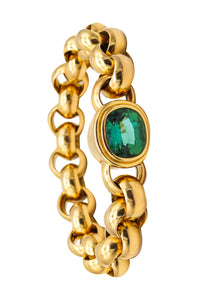 Tiffany Co 1980 Paloma Picasso Links Bracelet In 18Kt Gold With 14.47 Cts Tourmaline