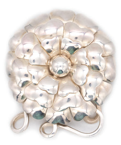 PAT AREIAS CONTEMPORARY PENDANT BROOCH IN .925 STERLING SILVER