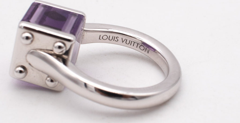 Emprise white gold ring with diamonds, Louis Vuitton