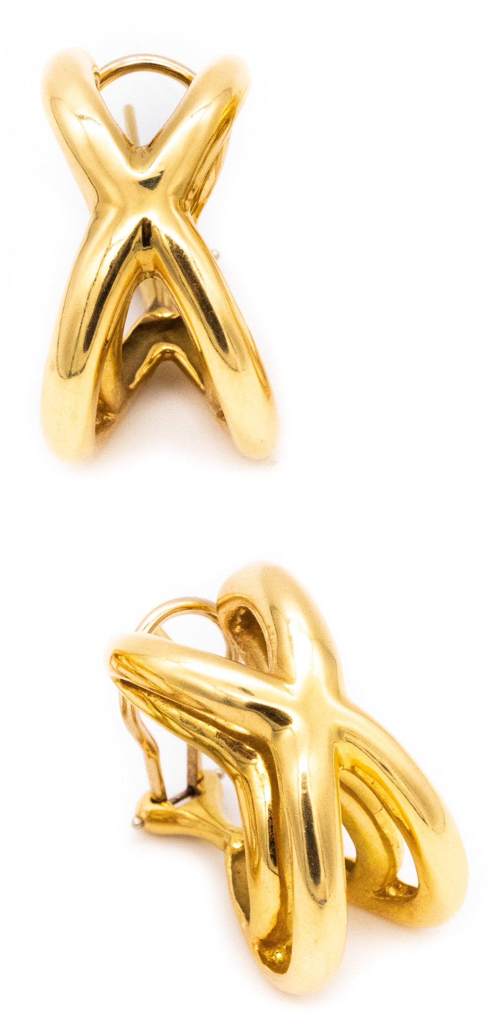 Paloma's Graffiti X earrings in 18k rose gold. | Tiffany & Co.