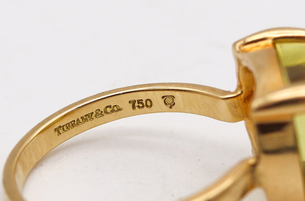 -Tiffany Co. By Paloma Picasso Suite of 5 Sugar Stack Rings In 18Kt Gold With Color Gems