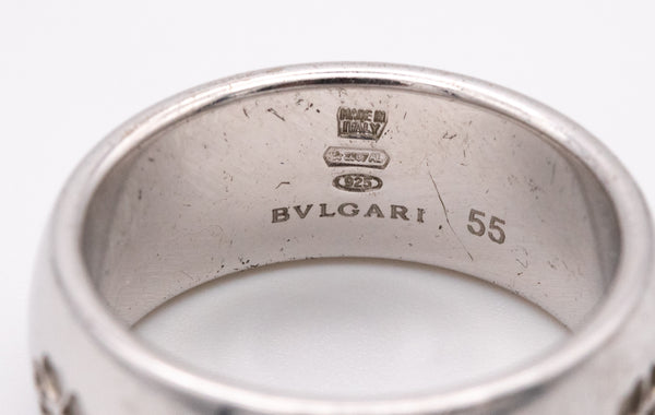BVLGARI ITALY .925 STERLING SILVER SAVE THE CHILDREN UNISEX RING