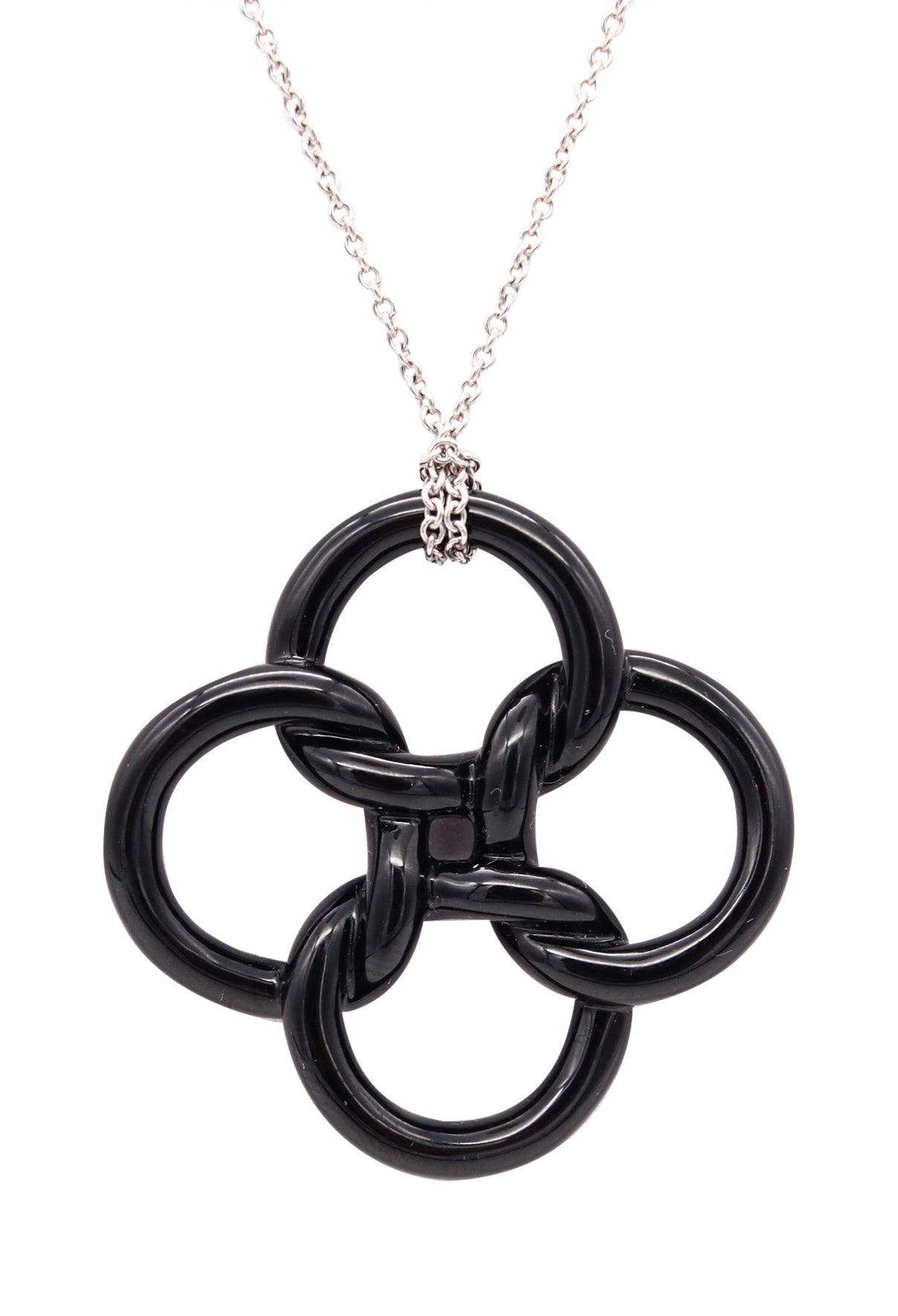 【Tiffany & Co】Elsa Peretti Quadrifoglioペンダント TIFFANY & CO ELSA PERETTI STERLING SILVER LARGE QUADRIFOGLIO