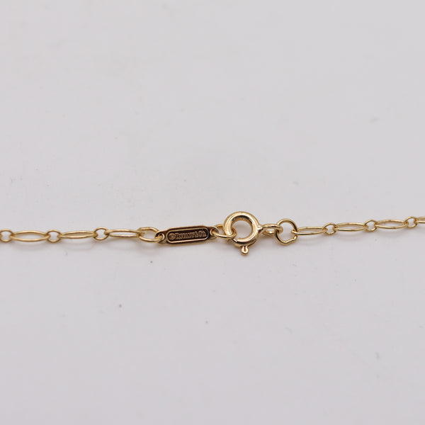-Tiffany & Co. By Paloma Picasso Necklace Pendant In 18Kt Gold With 100 Ctw Citrine
