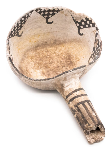 *Anasazi Culture 1075-1250 AD Ancient Native American Decorated Ladle Pottery Clay