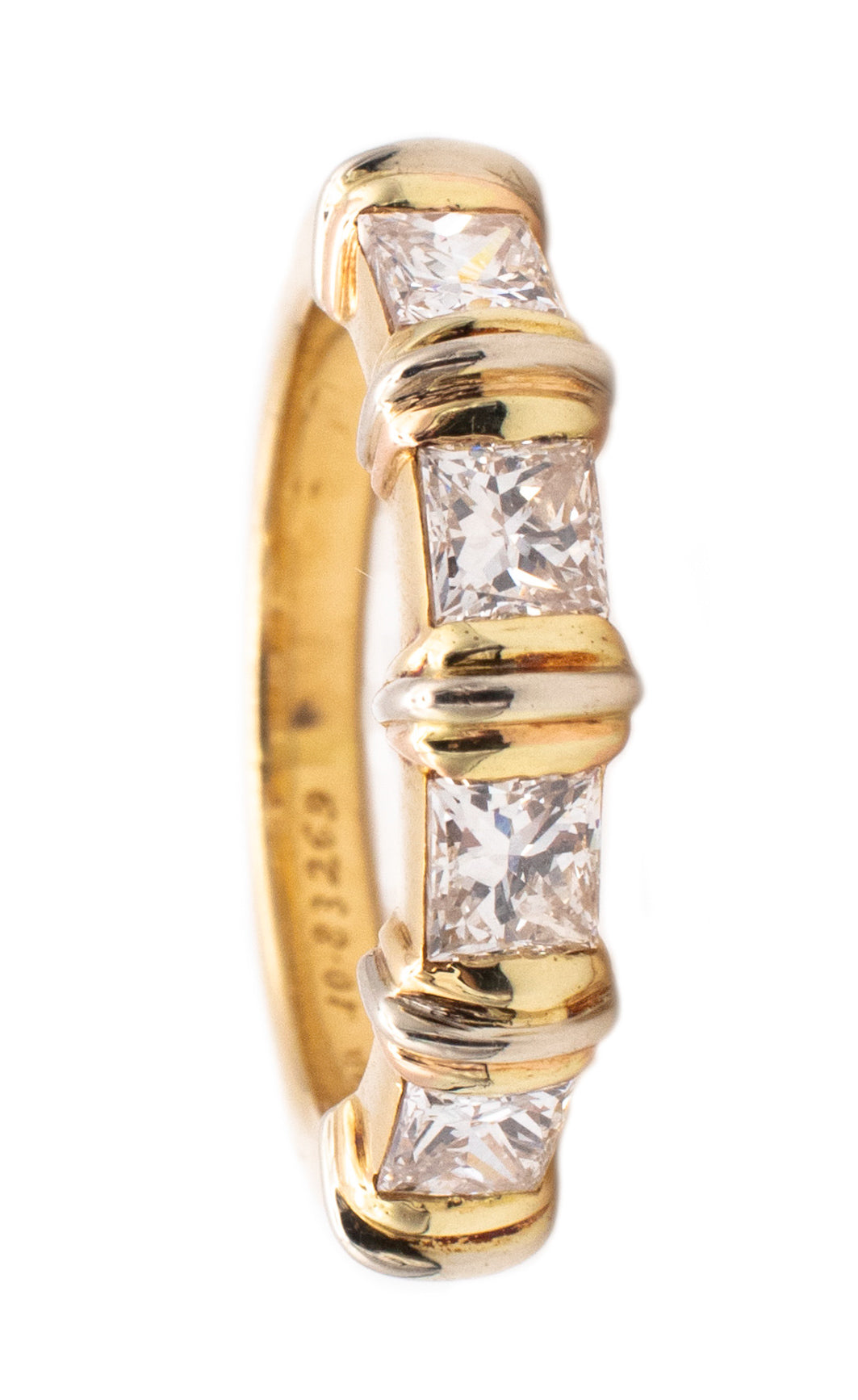 *Cartier Paris Contessa ring in 18 kt yellow gold with 1.0 Cts in VVS diamonds