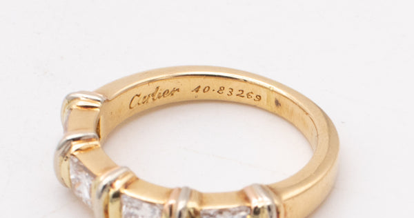 *Cartier Paris Contessa ring in 18 kt yellow gold with 1.0 Cts in VVS diamonds