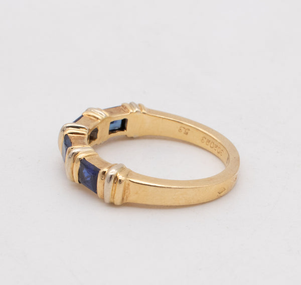*Cartier Paris Contessa ring in 18 kt yellow gold with 1 Ct in Ceylon sapphires