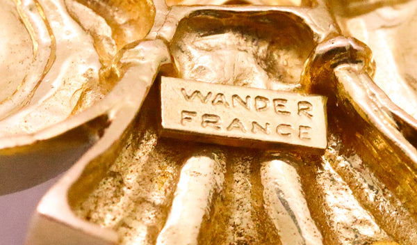WANDER FRANCE 3.41 CT AGL BURMA RUBY 18 KT BROOCH PIN