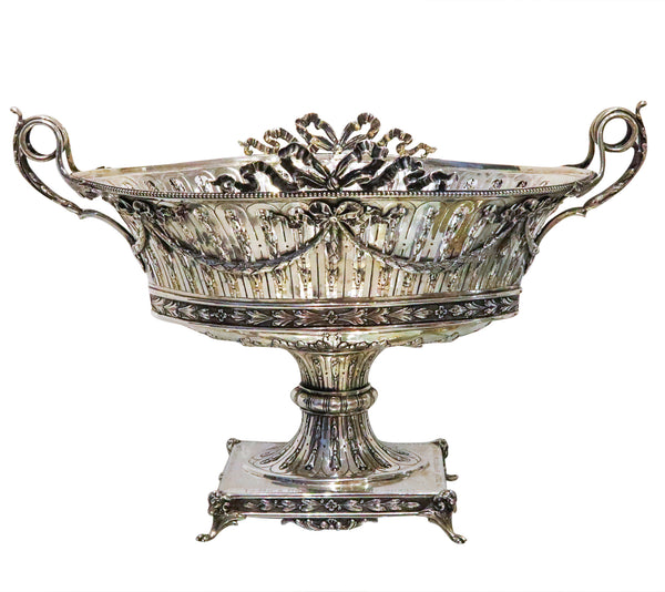 Weinranck And Schmidt Hanau German Empire 1889 Silver Neoclassical Jardinière Center Vase